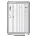 Bi-Silque Bi-silque BVCGA02109830 Magnetic In- Out Board; Planner; 24 in. x 36 in.; Aluminum- White BVCGA02109830